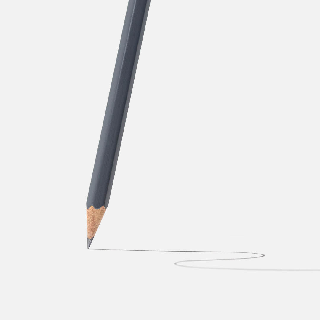 Pencil tip drawing on paper.